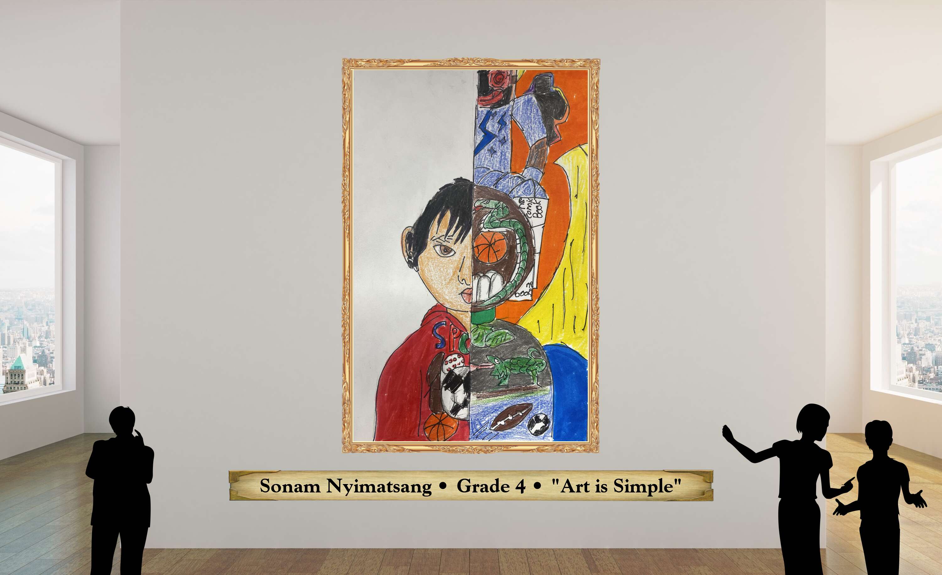 Sonam Nyimatsang • Grade 4 • &quot;Art is Simple&quot;