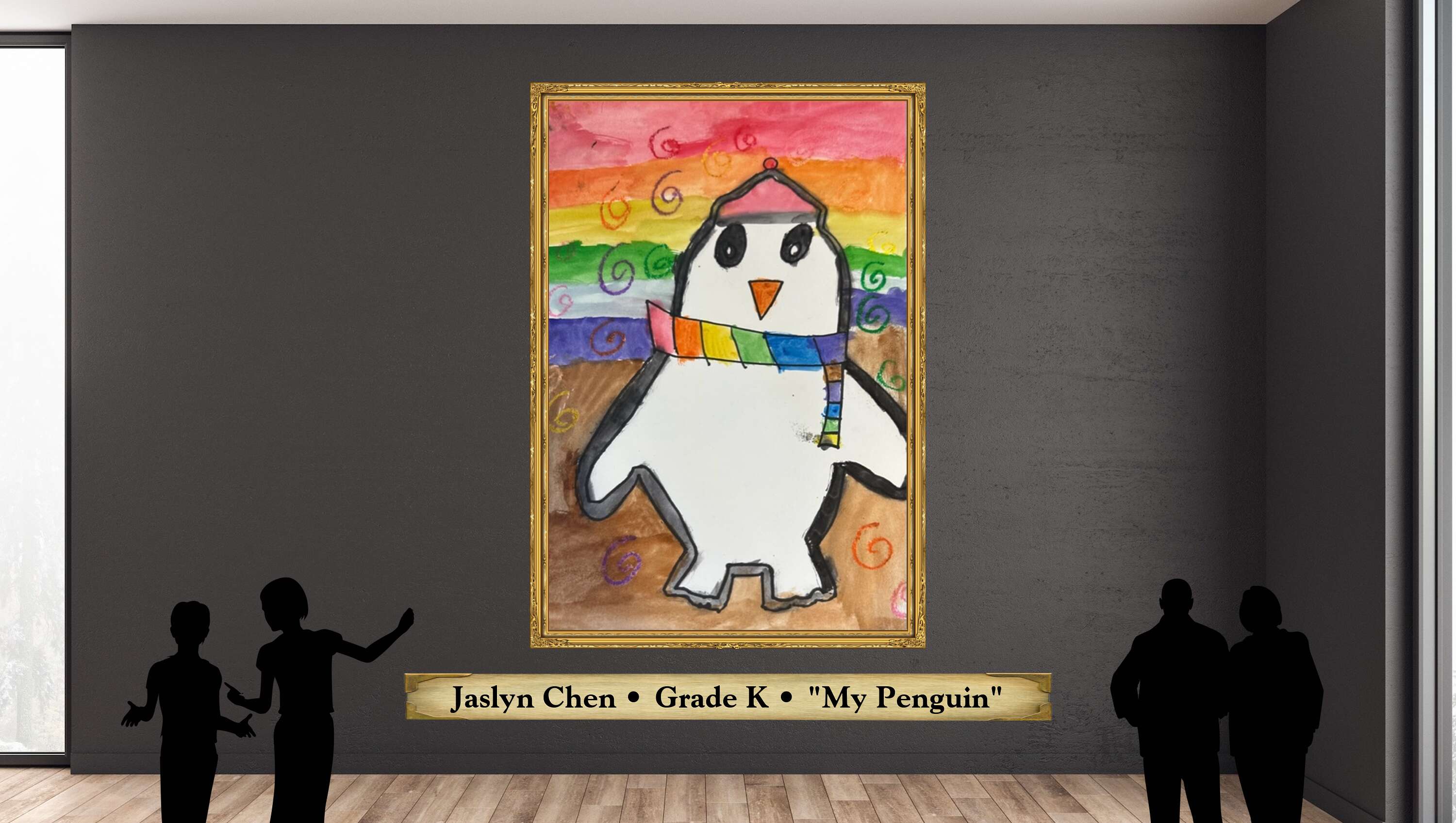 Jaslyn Chen • Grade K • &quot;My Penguin&quot;