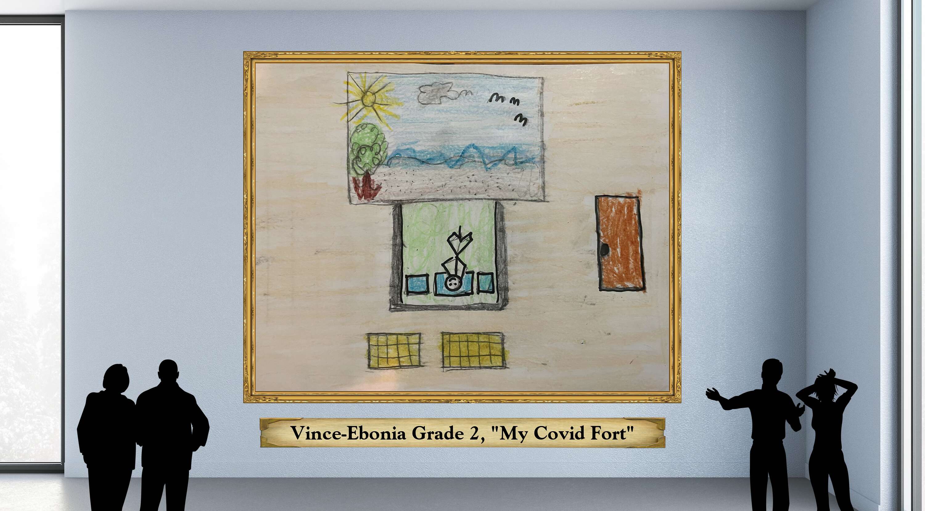 Vince-Ebonia Grade 2, &quot;My Covid Fort&quot;