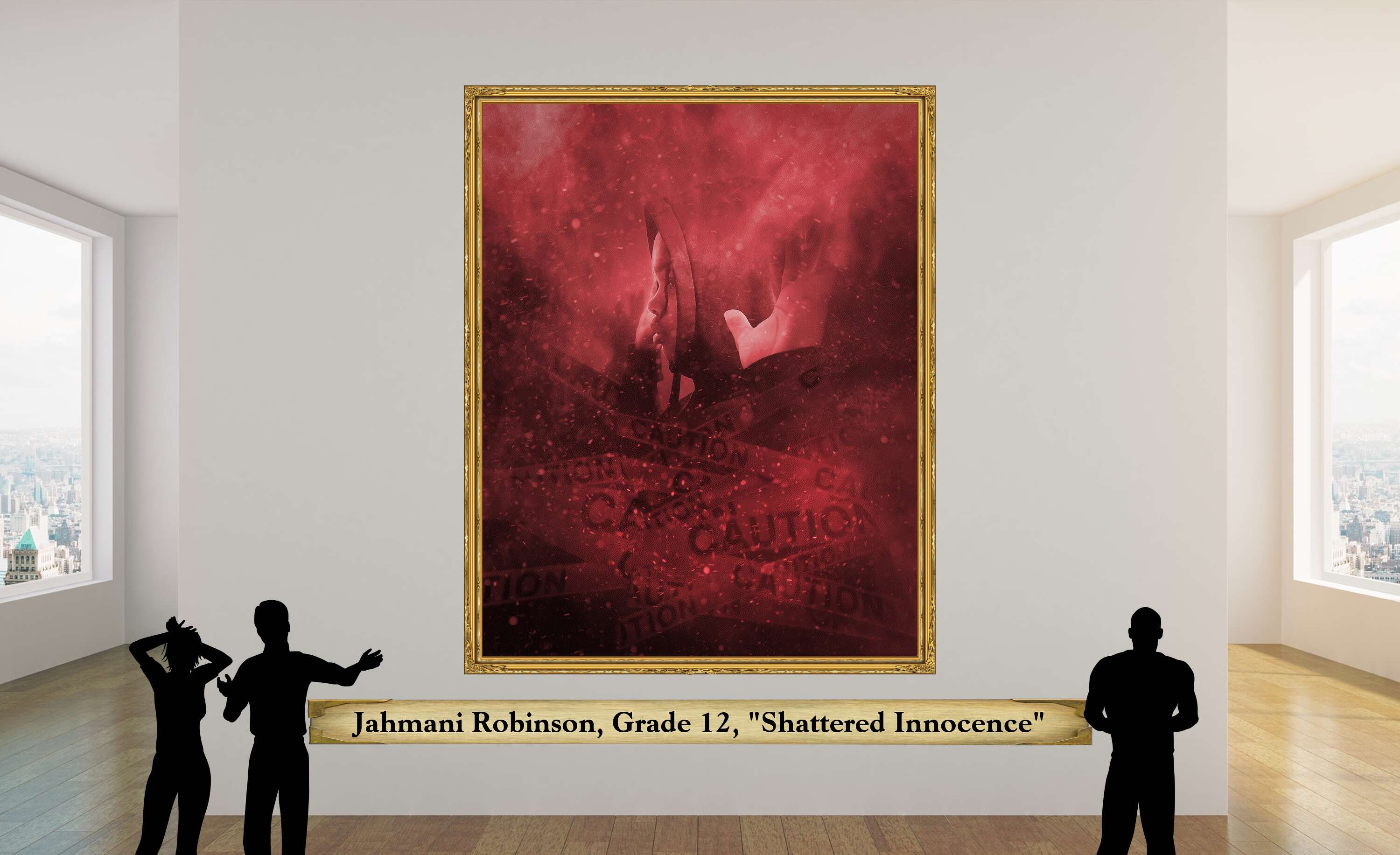 Jahmani Robinson, Grade 12, &quot;Shattered Innocence&quot;